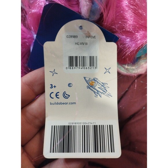 2021 Build A Bear Workshop New & Unstuffed 18” Plush Honey Girls Viv Bear - Picture 4 of 4